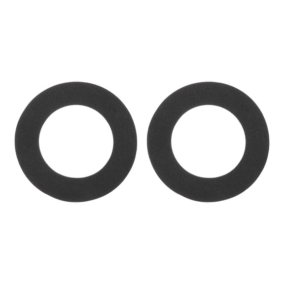 Uxcell Black 3.5 Inch EVA Foam Speaker Edge Surround Rings Replacement Parts for Speaker Repair or DIY 2 Pcs