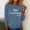 A_ Navy, variant on UTSJKR Funny Letter Printed 3/4 Length Sleeve Shirts for Women Pullover Loose Graphic Tees Tops Plus Size Crewneck Casual Blouses Wine S