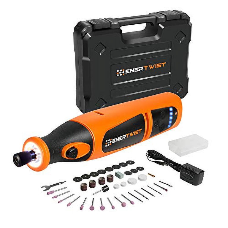 SHALL Cordless Rotary Tool Kit – 3.7V Mini Rotary Tool With 5 Speeds, 104 Accessories, Type-C Charging For Sanding, Cutting, Carving, Drilling, Polishing Cordless Rotary Tool Kit 3.7V
