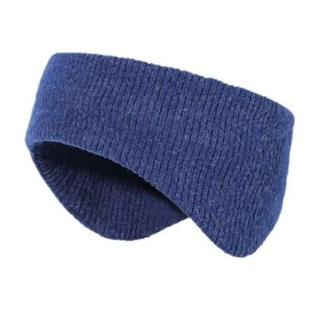 Winter Thermal Headbands Windproof Ear Warmer Fleece Sports Sweatband Ski Running Cycling Fitness Bandana Hairband