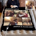 thumbnail image 1 of Any Photo - Personalized Couple Fleece Electric Blanket, 1 of 7