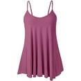thumbnail image 1 of Débardeur Fluide pour Femme Camisole avec Spaghetti Réglable Casual Cami Débardeur, 1 of 7