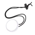 thumbnail image 1 of Clear Vision Diving Rearview Mirror, Diving Adjustable Rearview Mirror, with Lanyard Glass Convex Lens for Side Hanging 35cm/13.8In Buckle Lanyard Black,White, 1 of 7