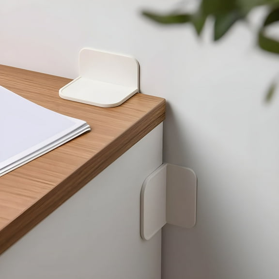 LAMIRO Baby Anti-Tip Furniture Wall Anchors, Baby Upgrade Design, No Drill Upgraded Furniture Straps for Baby Proofing, Adhesive Anti-Tip Kit For Heavy Furniture