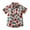 Red, variant on YunPes Boys Girls Hawaiian Shirt Kids Summer Button Down Blouses Casual Short Sleeve T Shirts Cute Floral Graphic Tees Beach Tops