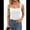 White, variant on Women Square Neck Tank Tops Dressy Summer Sleeveless Shirts Going Out Fitted Trendy Tops T Shirts Blouses White XS