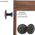 thumbnail image 4 of 16pcs Black Door Knob Kitchen Cabinet Handles Drawer Knobs Vintage, 4 of 5