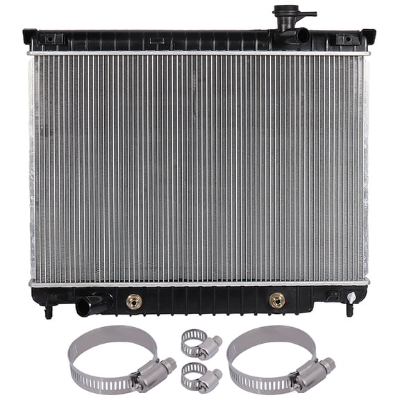 2458 Engine Aluminum Radiator Replacement With 2004 2005 2006 2007 for Buick Rainier 4.2L 2002-2009 for Chevrolet Trailblazer 4.2L 2002-2006 for Chevrolet Trailblazer EXT 4.2L car radiator