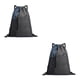 thumbnail image 4 of Minnieouse empacable con cordón Agujero para auriculares Tarjeta ajustable Botella de agua Bolsa de almacenamiento para auriculares Azul oscuro 2piezas, 4 of 6