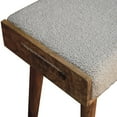 thumbnail image 4 of Functional Home Footstool - Boucle Cream Tray Style. Foam Filled. Wood & Fabric. 20.12in Depth X 14.01in Width 20.59in Height. 17.97lb Inviting Furniture Elevate Your Decor. Made Of D W H., 4 of 6
