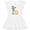 AA-White, variant on Inktastic The Chicks Dig Me Easter Baby Chick with Basket and Eggs Girls Baby Dress