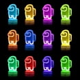 thumbnail image 3 of Among Us Night Light for Kids,3D Illusion Table Lamp 16 Colors Changed with Remote Control, Game USB Charge LED Light for Children Gift Bedroom Decor, 3 of 8