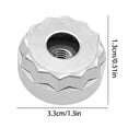 thumbnail image 3 of Adaptador de convertidor de hoja de sierra oscilante | Accesorio de herramienta oscilante de aleación para herramientas eléctricas | Incluye llave hexagonal y tornillo | Conexión estable | Uso, 3 of 5