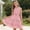 56Pink172, variant on CAIVO Kids Girls Summer Casual Dress Solid Color Sleeveless A-Line Party Dresses Toddler O-Neck Lovely Sundress
