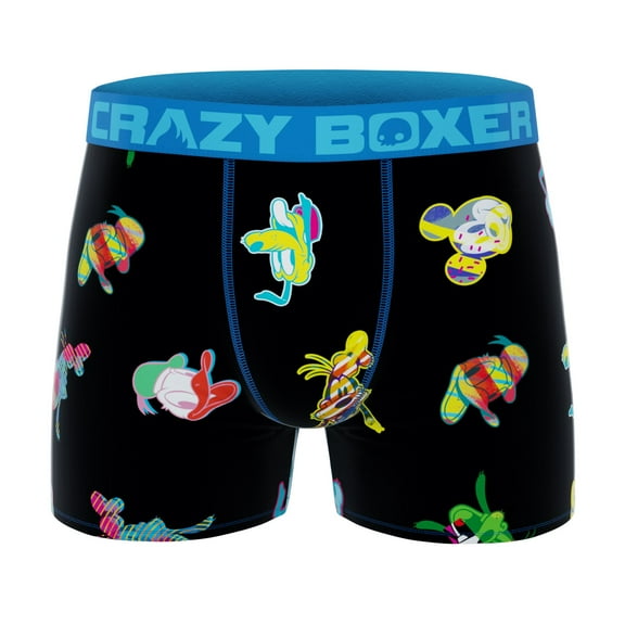 CRAZYBOXER Men's Underwear Disney Classic Stretch Lightweight Boxer Brief Distortion-free