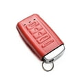 thumbnail image 3 of Vitodeco Leather Smart Key Fob Case Compatible with Acura RDX, MDX, ILX, TLX (2016 - 2021Models) - 5-Button, Red, 3 of 6