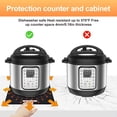 thumbnail image 4 of Heat Resistant Mat for Air Fryer with Sliding Function, 2 Pcs 12 * 14 in Heat Resistant Pad Sliding Caddy Countertop Protector Mat for Cosori Air Fryer, Ninja Air Fryer, 4 of 5