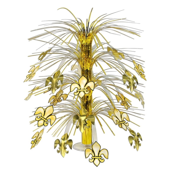 Beistle 18" Fleur De Lis Cascade Centerpiece 3/Pack 57361