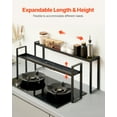 thumbnail image 3 of VEVOR Over the Stove Spice Shelf Spice Rack Kitchen Organizer 32.7x14.4 in Steel, 3 of 9