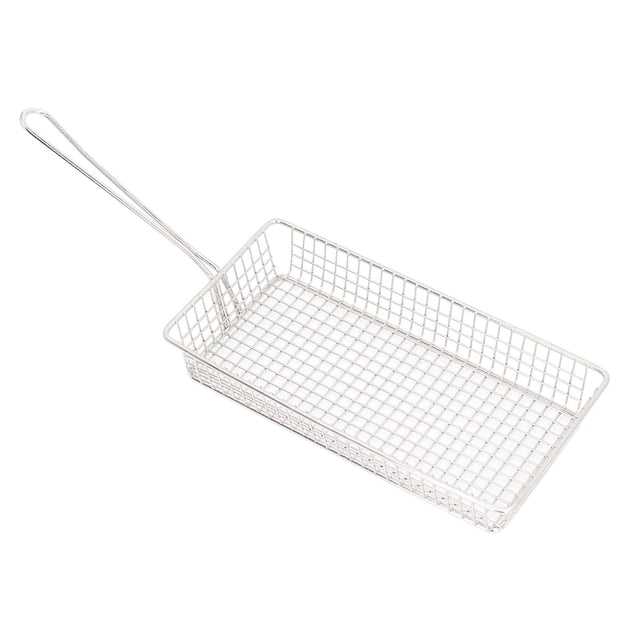 Friteuse en Acier Inoxydable, Panier de Friture Multifonctions Résistant aux Hautes Températures pour Frites Frites de Poulet Frites