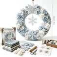 thumbnail image 3 of PYURTEP Christmas 3D Fabric Poke Wreath Diy Kit, Christmas Wreath Craft Set for Beginners, Holiday Art Project for Home Door Wall Holiday Decor, 3 of 9