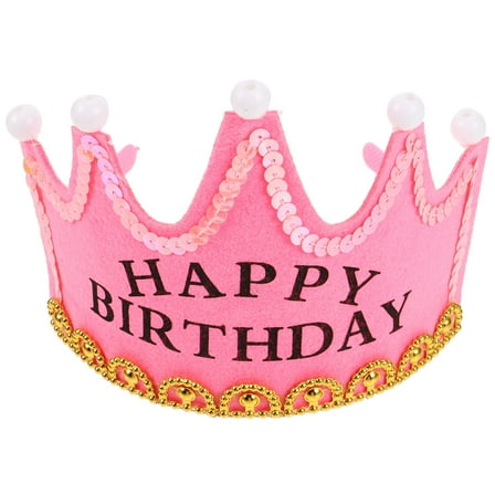 RENACLIPY Renaclipy LED Crown Pink Characteristic Design for Birthdays