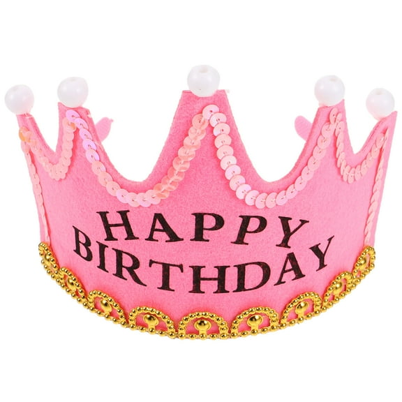 RENACLIPY Renaclipy LED Crown Pink Characteristic Design for Birthdays