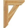 thumbnail image 3 of Ekena Millwork 6"W x 26"D x 34"H Traditional Slat Rough Sawn Bracket, Western Red Cedar, 3 of 4