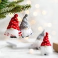 thumbnail image 4 of 4 piezas/caja de minimuñeco de Papá Noel del bosque, colgante para árbol de Navidad, decoración navideña para el hogar, muñeco de gnomo, regalos de Año Nuevo 2023 para niños, 4 of 5