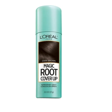 L'Oreal Paris Magic Root Cover up Concealer Spray Dark Brown 2 oz (Pack of 2)