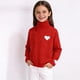 thumbnail image 5 of Suéter de cuello alto para mujer y niño, jersey de punto de manga larga, bonito y moderno jersey de poliéster para niño., 5 of 6