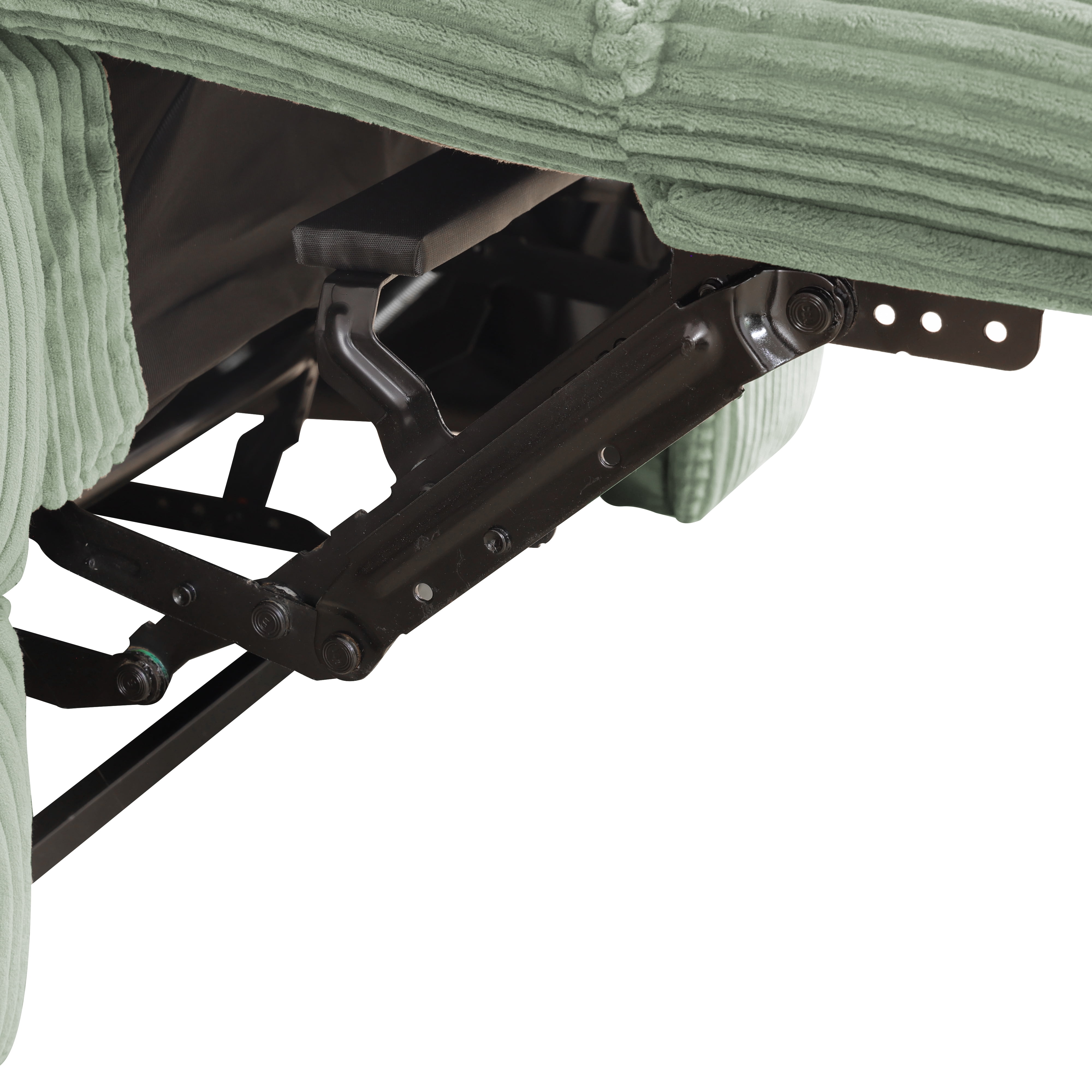 Gewnee Multifunctional Recliner, Corduroy, Adjustable Reclining Angle, Ideal for Living Room, Green