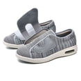 thumbnail image 2 of XIHAHA-zapatos de ortopedia para pies anchos, calzado blando y cómodo para caminar, ajuste de eversión del pulgar, novedad, 2 of 5