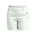thumbnail image 2 of PMUYBHF Jean Shorts for Women Trendy White Women's Stretch Twill Shorts Regular Fit Pocket Hiking Shorts Summer Casual Shorts Shorts Long Shorts for Women Plus Size Womens Dress Pant with Pockets, 2 of 6