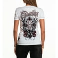 thumbnail image 2 of Rebel Saint By Affliction Women's T-shirt Morticia, 2 of 13