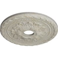 thumbnail image 3 of Ekena Millwork 20 7/8"OD x 3 5/8"ID x 1 5/8"P Palmetto Ceiling Medallion (Fits Canopies up to 5"), Hand-Painted Pot of Cream Crackle, 3 of 7