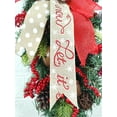 Christmas Swag Wreaths with Lights, Cordless Prelit Stairway Swag Trim ...