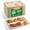Natural, variant on OasisSN Compartment paper plates,Heavy Duty Divided Serving Plate, Eco-Friendly Food Container ServingTrays for School,Lunch Buffet,100pack,Natural