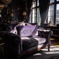 thumbnail image 2 of JWH Gold Foil Print Leopard 100% Cotton Pillow Cover Lilac 12x20inch Modern Glam Living Room Bedroom Decor Accent, 2 of 9