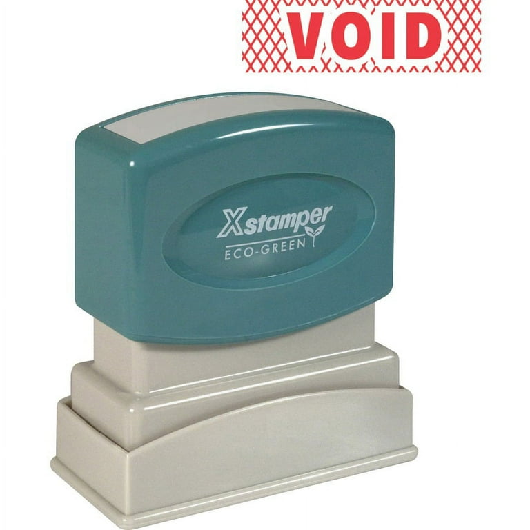 Xstamper VOID Title Stamp - Message Stamp - Xstamper VOID Title Stamp - Message Stamp -