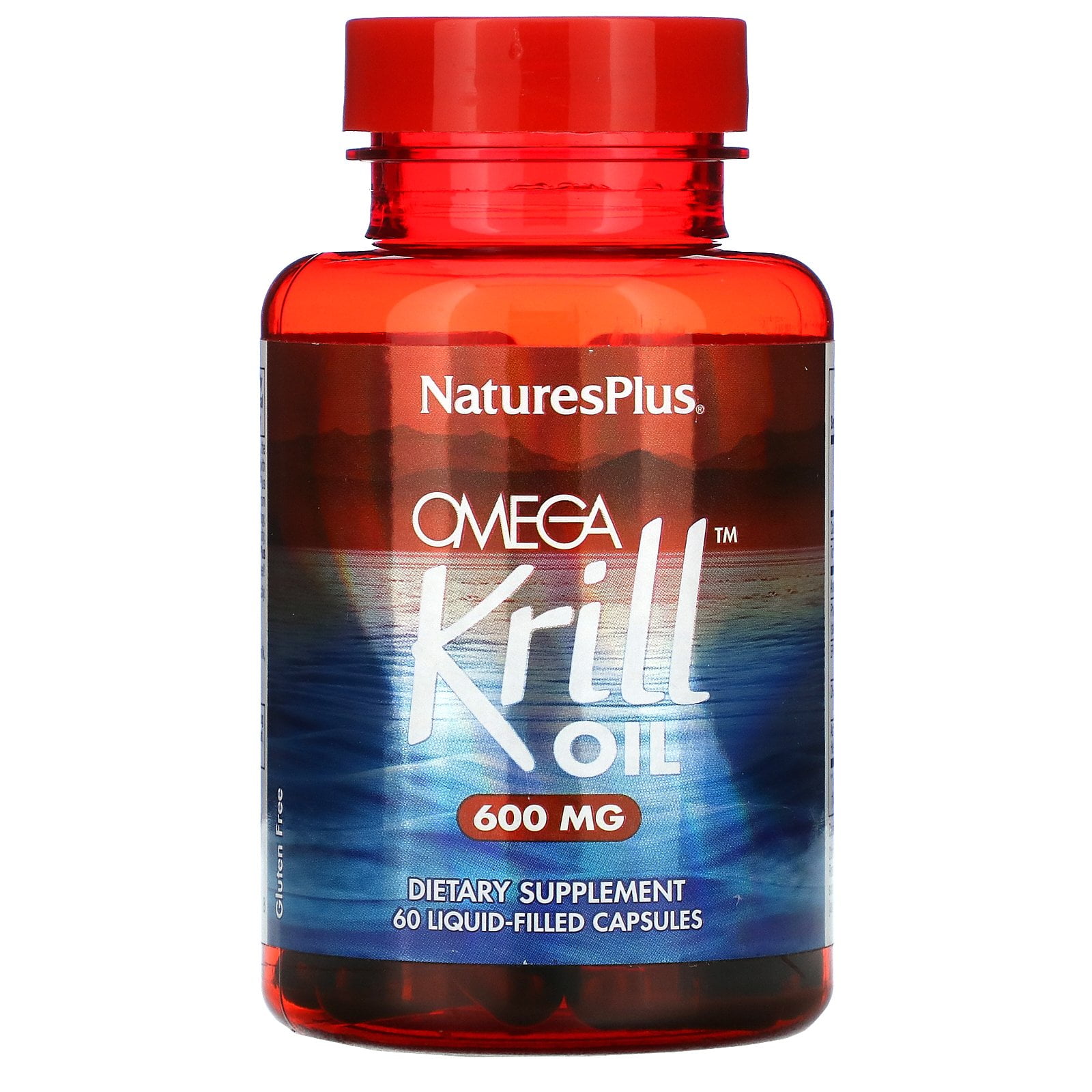 Nature's Plus Omega Krill Oil 600 mg. 60 Capsules