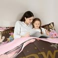 thumbnail image 4 of Feelyou Kawaii Pink Cowgirl Bedding Comforter Set 7pcs, Tribal Texas Stars King Bedding Sets, Western Cactus Plant Reversible Bed Sheets, Luxury Bedroom Decor, 4 of 7