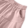 thumbnail image 5 of Bovxnpu Girls Wide Leg Pants Summer Casual Athletic Pants High Waisted Solid Wide Leg Pants With Pockets Pants, 5 of 7