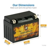 Pirate Battery YTX9-BS Sealed Agm 12V 135Cca Motorcycle Battery For Honda 650Cc Xr650L 2006
