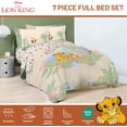 thumbnail image 4 of Kids Lion King Comforter Set - 7 Piece Full Size Bedding with Sheets and Pillow Covers, 4 of 6