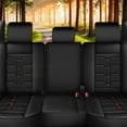 thumbnail image 3 of WRWolf Universal SUV Sedan Truck Crew Cab Car 5-Seat Covers Front & Rear Full Set PU Leather Breathable Waterproof Seat Cushion Protector, 3 of 8