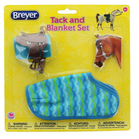 Breyer 1:12 Classic Model Horse Tack and Blanket Set, Blue &