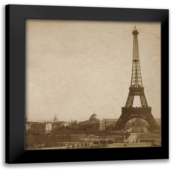 Atria, Cristin 12x12 Black Modern Framed Museum Art Print Titled - Historical Paris