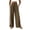 Brown, variant on Ynynloco Womens Pants Elastic High Waist Lightweight Palazzo Pants for Women Casual Drawstring Lounge Wide Leg Pants Woman with Pockets