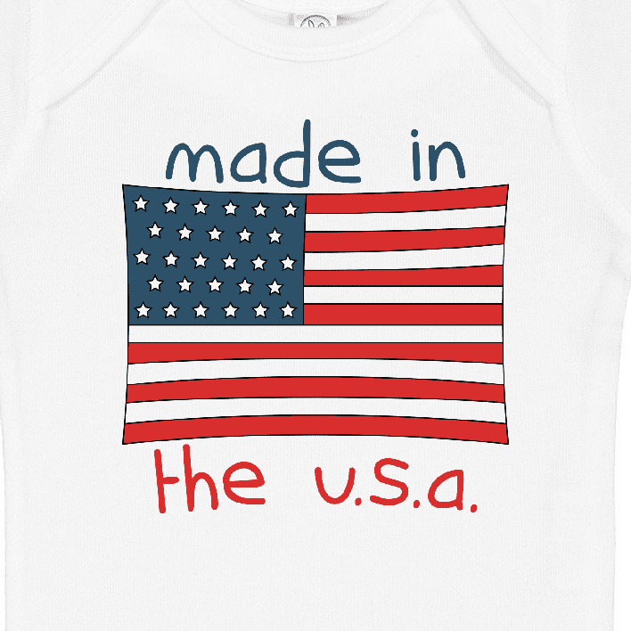 Inktastic Made in the U.S.A. Boys or Girls Baby Bodysuit